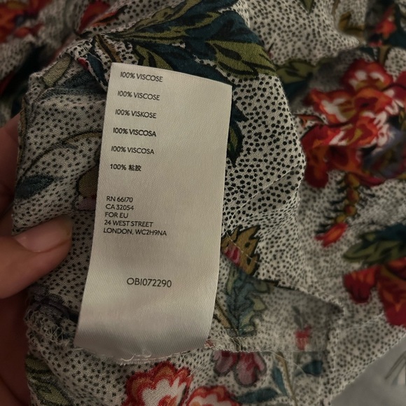 Maeve Gray Ruffled Long Sleeve Blouse - Picture 4 of 4